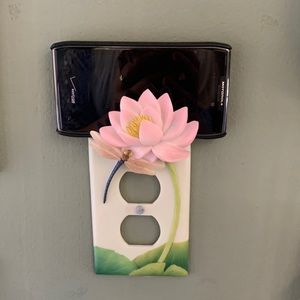 Dragonfly and Waterlily outlet cover New in packaging by Ibis and Orchid Design